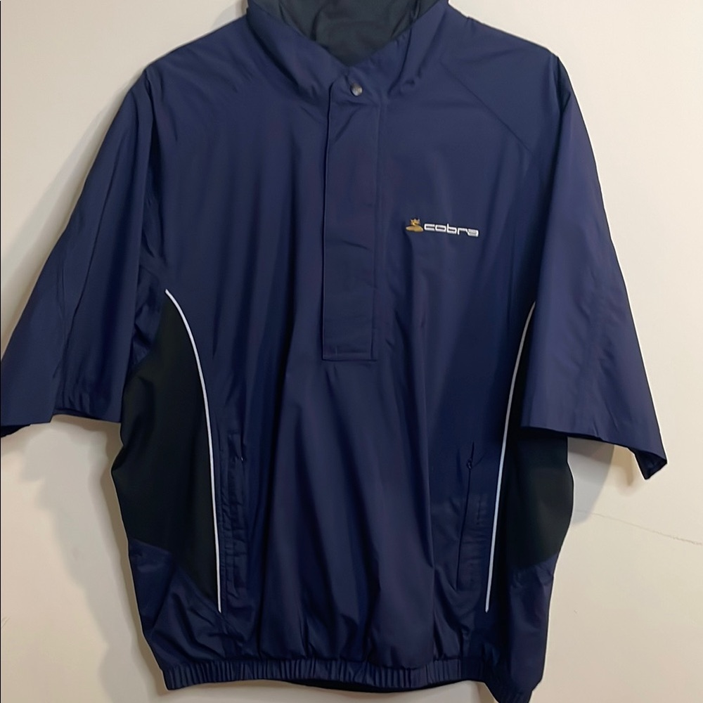 FootJoy Cobra Golf Navy Windbreaker/Rain Jacket